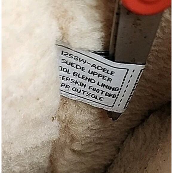 BEARPAW Womens Adele Shearling Boots Size 9 Brown Suede Sheepskin Wool Blend - Picture 10 of 10
